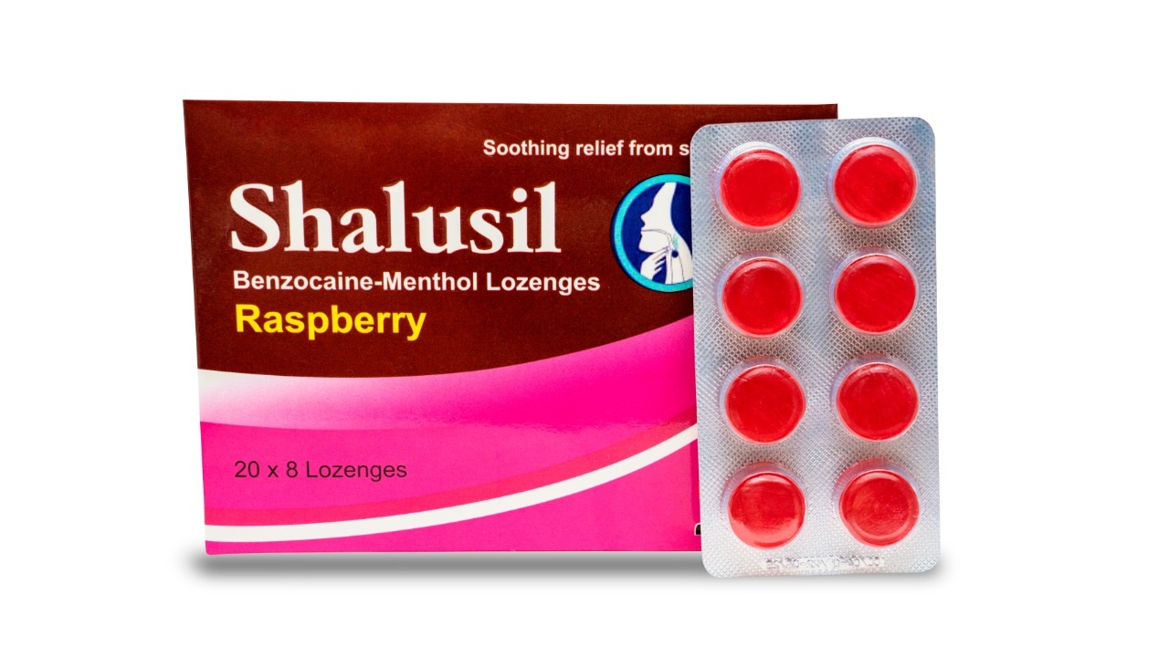 Cough Lozenges-Shalusil Raspberry